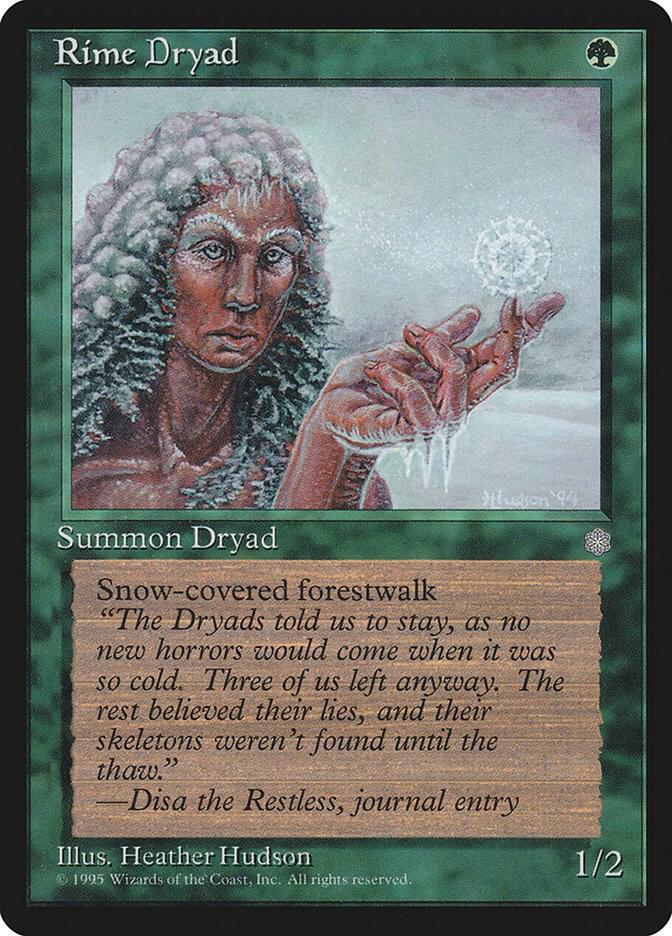 Rime Dryad card from Ice Age