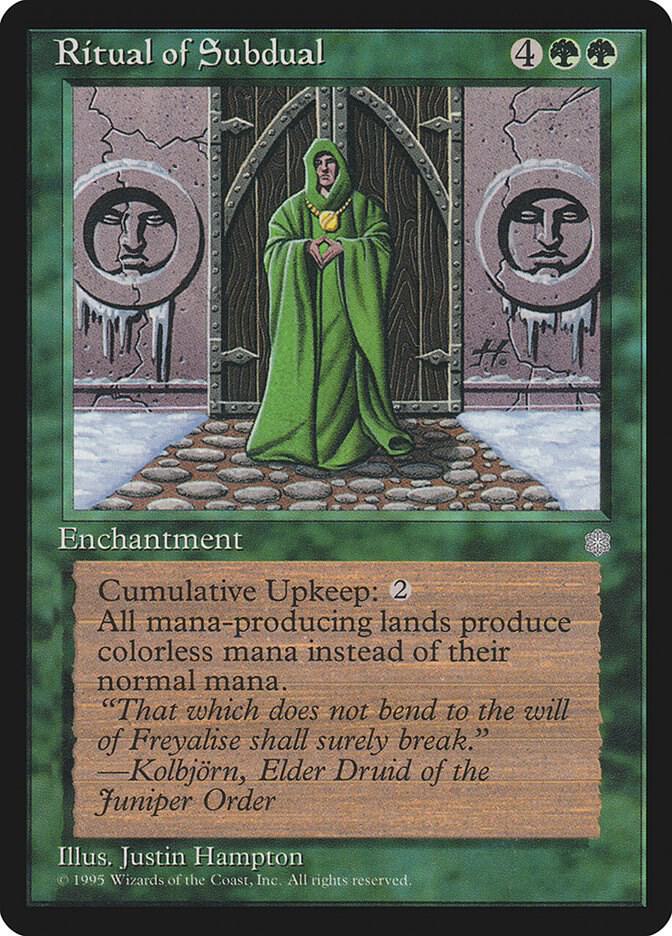 Ritual of Subdual card from Ice Age