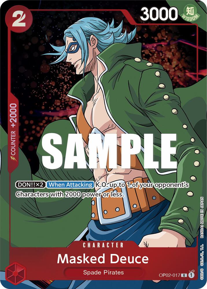 Masked Deuce (Alternate Art) OP02-017 card from Paramount War