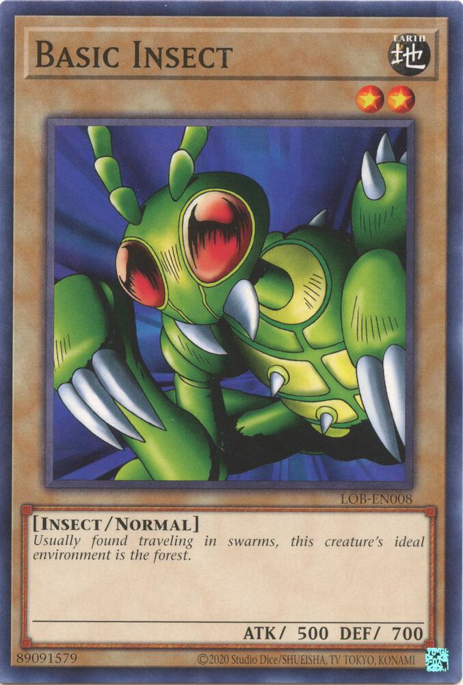 Basic Insect LOB-EN008 card from Legend of Blue Eyes White Dragon (25th Anniversary Edition)