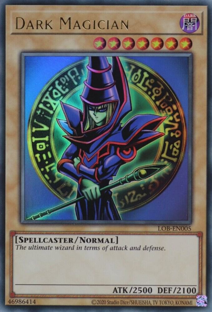 Dark Magician LOB-EN005 card from Legend of Blue Eyes White Dragon (25th Anniversary Edition)
