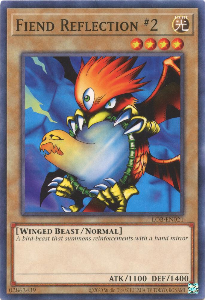 Fiend Reflection #2 LOB-EN021 card from Legend of Blue Eyes White Dragon (25th Anniversary Edition)