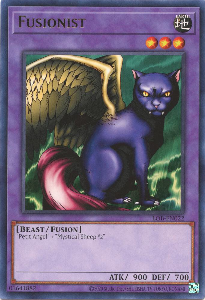 Fusionist LOB-EN022 card from Legend of Blue Eyes White Dragon (25th Anniversary Edition)