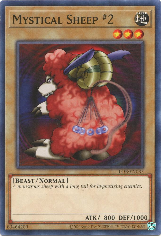 Mystical Sheep #2 LOB-EN037 card from Legend of Blue Eyes White Dragon (25th Anniversary Edition)