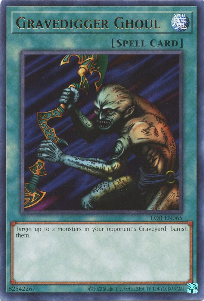 Gravedigger Ghoul LOB-EN065 card from Legend of Blue Eyes White Dragon (25th Anniversary Edition)