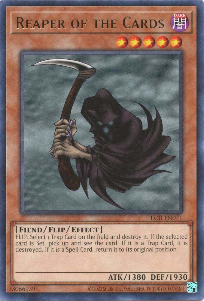Reaper of the Cards LOB-EN071 card from Legend of Blue Eyes White Dragon (25th Anniversary Edition)