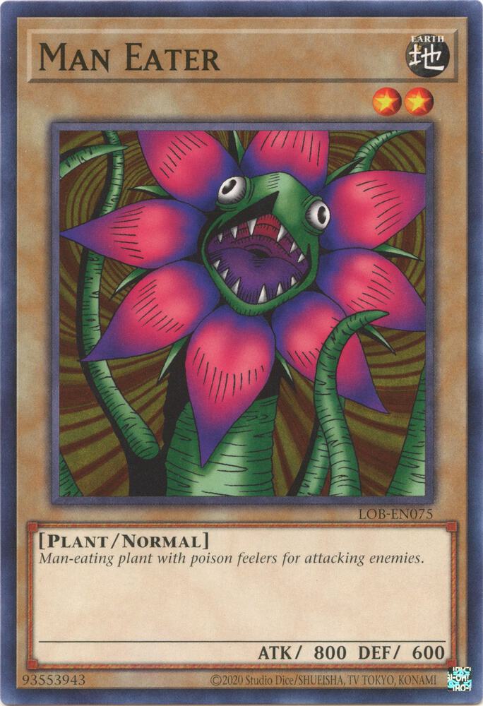 Man Eater LOB-EN075 card from Legend of Blue Eyes White Dragon (25th Anniversary Edition)