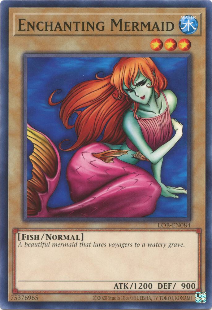 Enchanting Mermaid LOB-EN084 card from Legend of Blue Eyes White Dragon (25th Anniversary Edition)