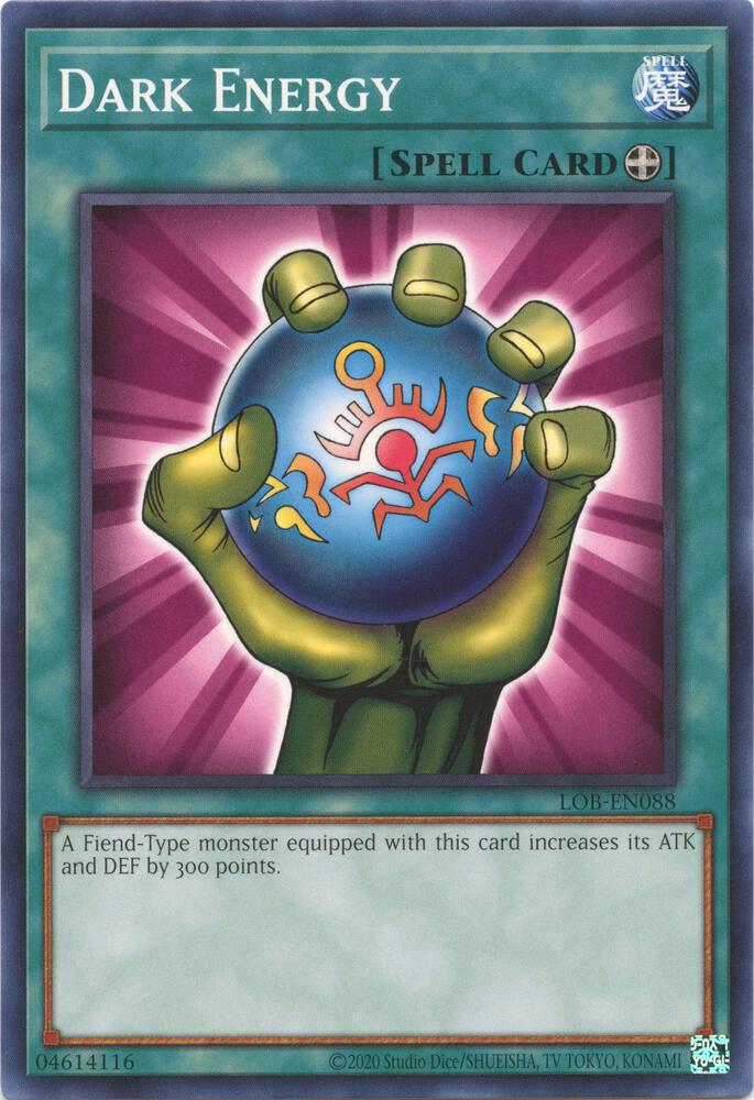 Dark Energy LOB-EN088 card from Legend of Blue Eyes White Dragon (25th Anniversary Edition)