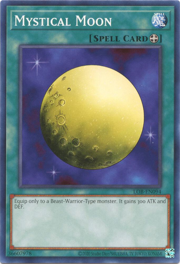 Mystical Moon LOB-EN094 card from Legend of Blue Eyes White Dragon (25th Anniversary Edition)