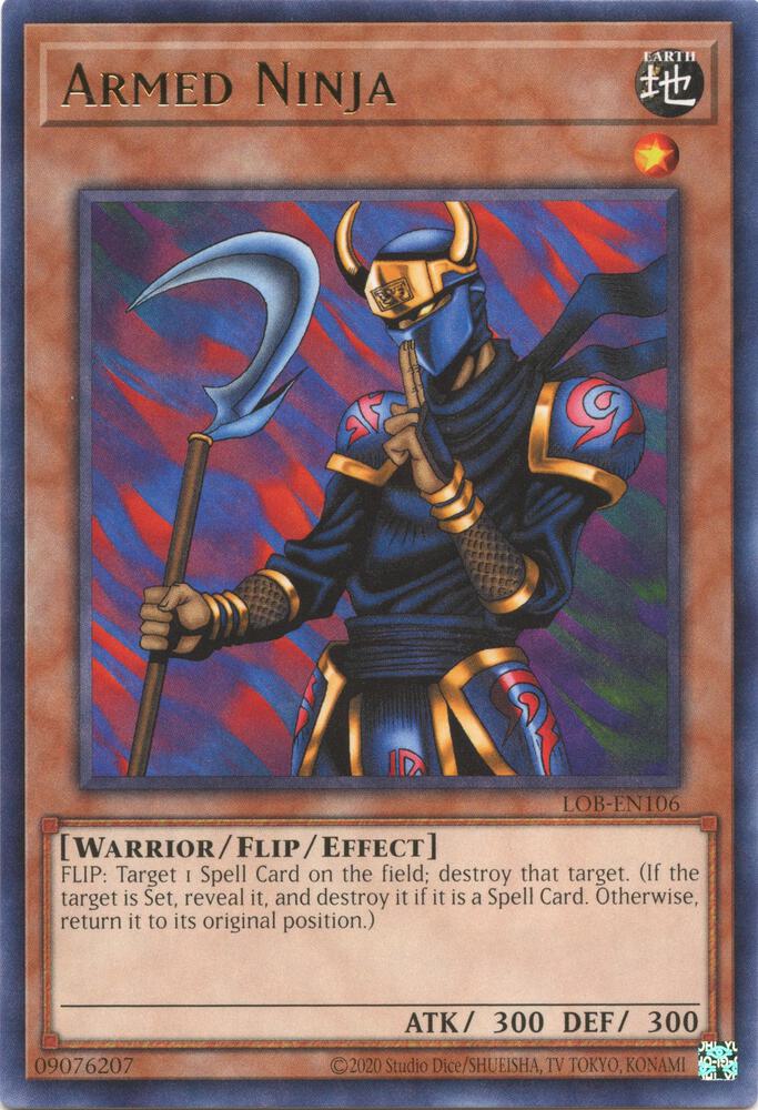 Armed Ninja LOB-EN106 card from Legend of Blue Eyes White Dragon (25th Anniversary Edition)