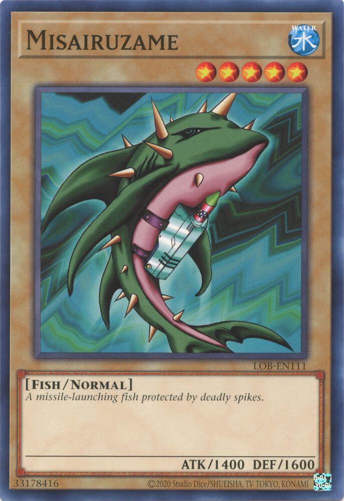 Misairuzame LOB-EN111 card from Legend of Blue Eyes White Dragon (25th Anniversary Edition)