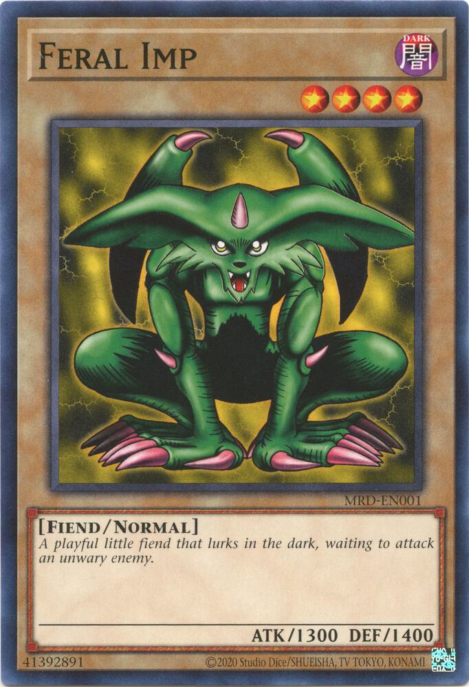 Feral Imp MRD-EN001 card from Metal Raiders (25th Anniversary Edition)