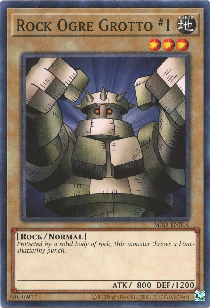 Rock Ogre Grotto #1 MRD-EN004 card from Metal Raiders (25th Anniversary Edition)