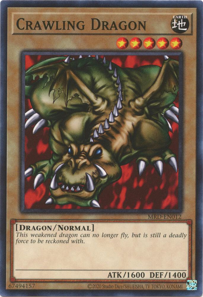Crawling Dragon MRD-EN012 card from Metal Raiders (25th Anniversary Edition)