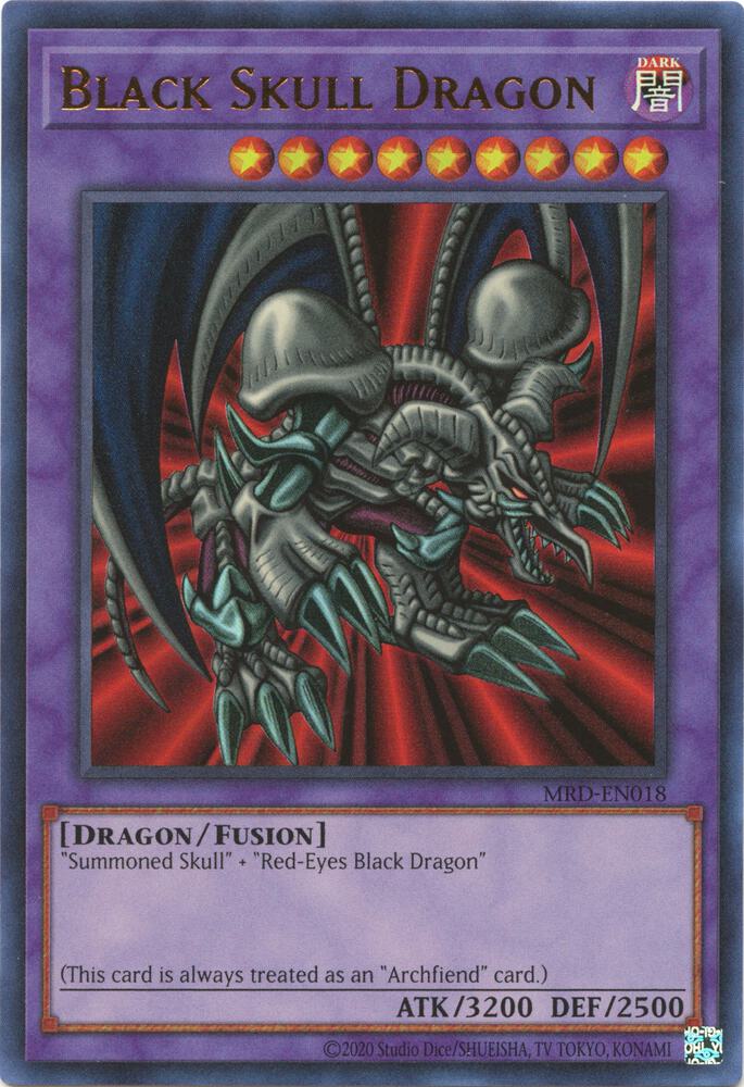 Black Skull Dragon MRD-EN018 card from Metal Raiders (25th Anniversary Edition)