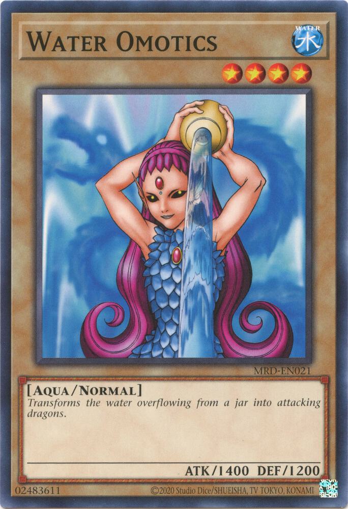 Water Omotics MRD-EN021 card from Metal Raiders (25th Anniversary Edition)