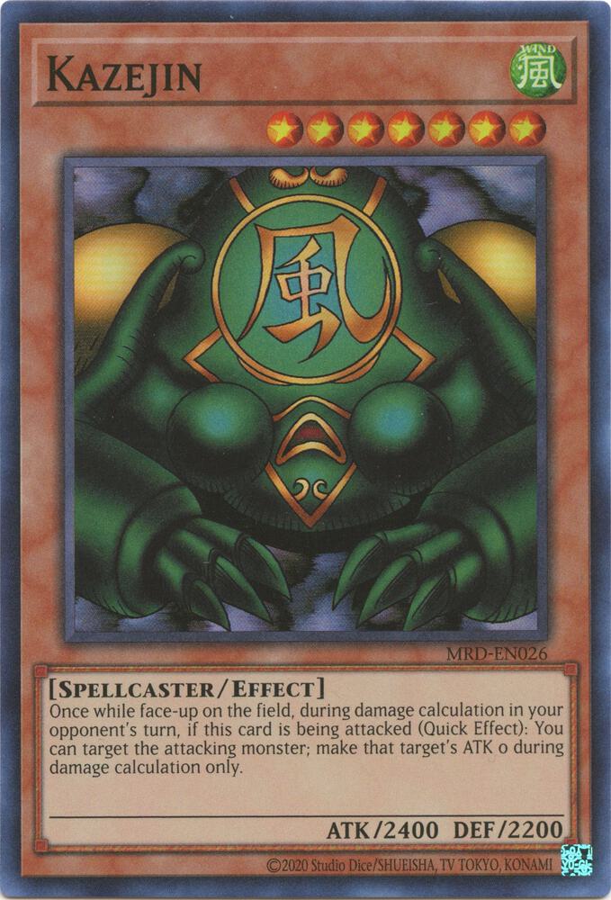 Kazejin MRD-EN026 card from Metal Raiders (25th Anniversary Edition)