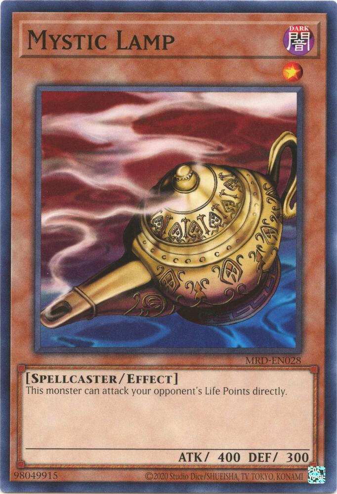 Mystic Lamp MRD-EN028 card from Metal Raiders (25th Anniversary Edition)