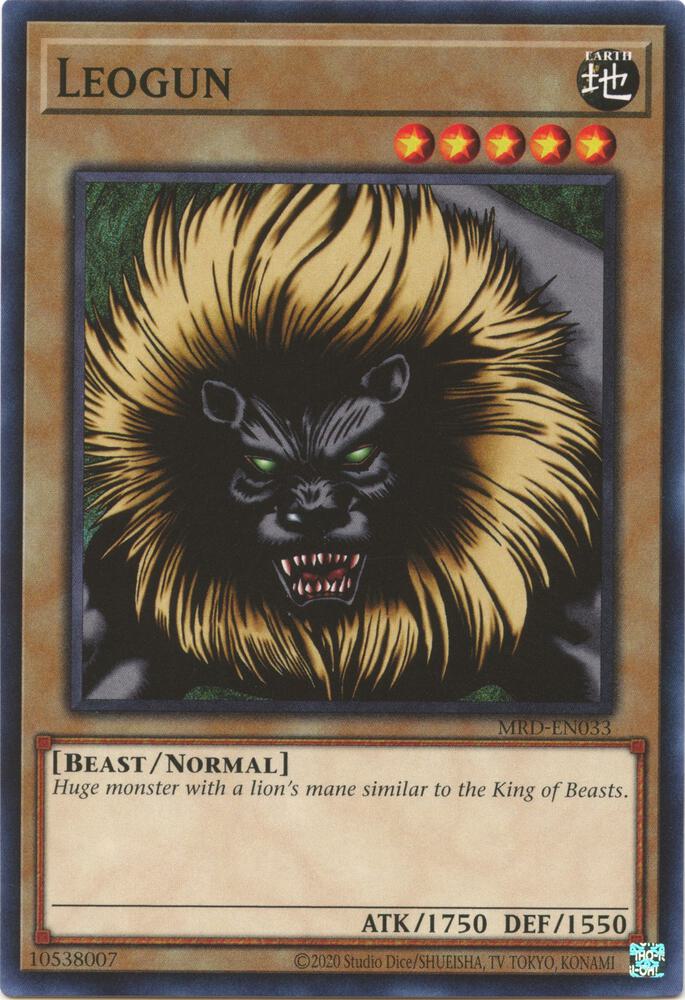 Leogun MRD-EN033 card from Metal Raiders (25th Anniversary Edition)