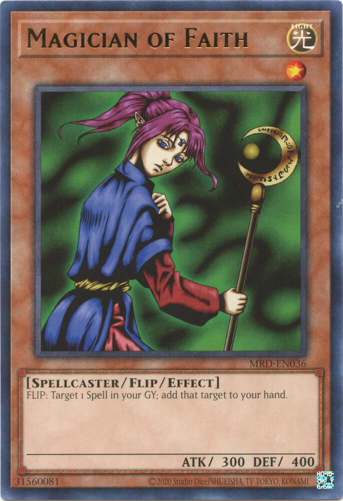 Magician of Faith MRD-EN036 card from Metal Raiders (25th Anniversary Edition)