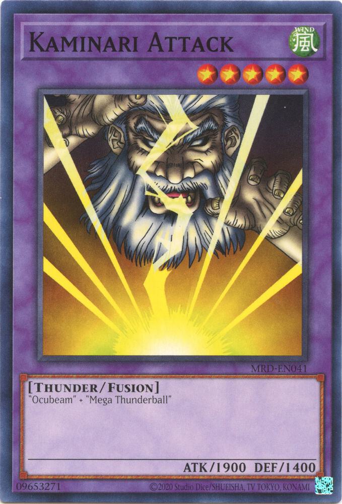 Kaminari Attack MRD-EN041 card from Metal Raiders (25th Anniversary Edition)