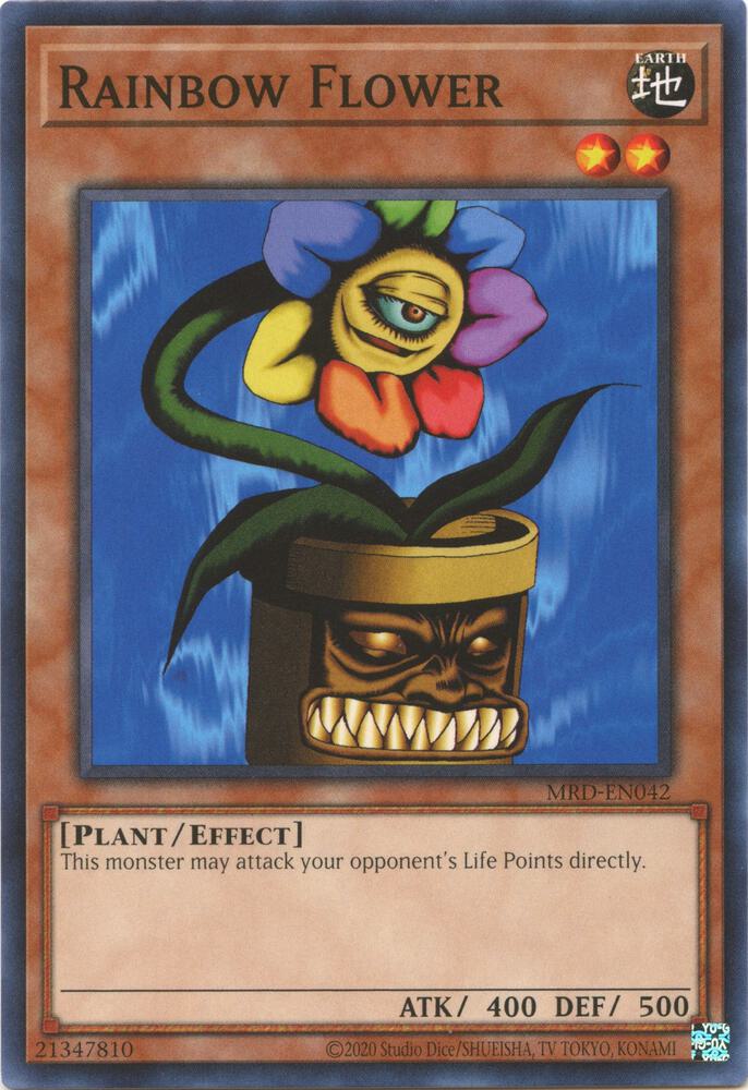 Rainbow Flower MRD-EN042 card from Metal Raiders (25th Anniversary Edition)