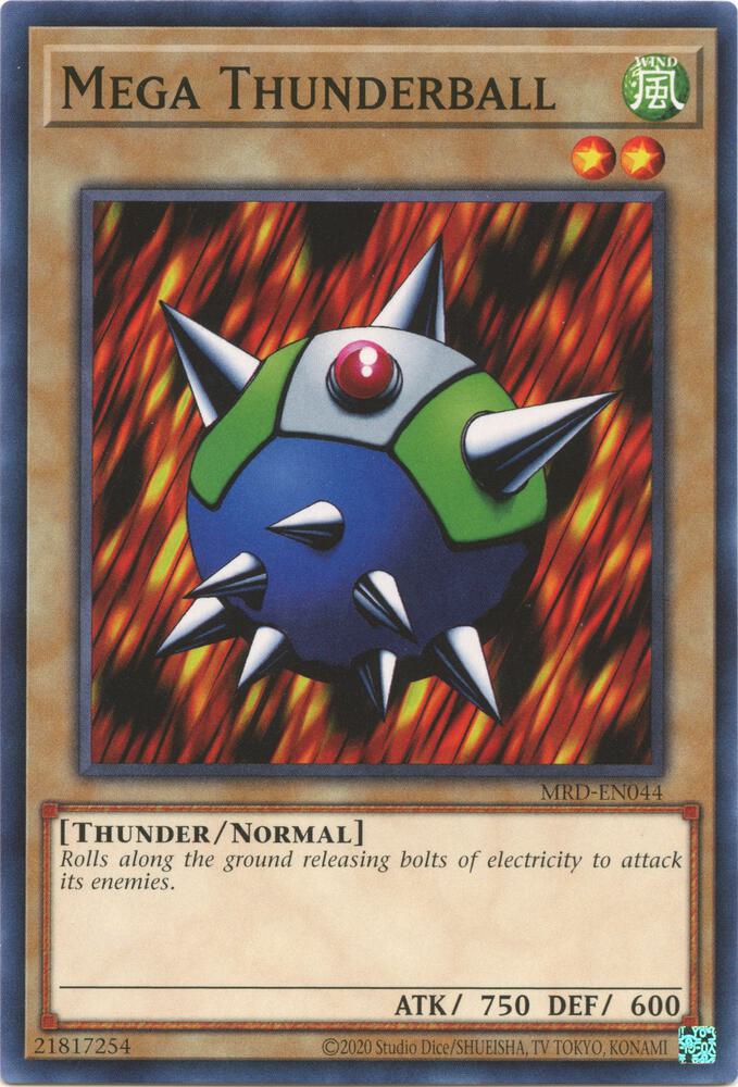 Mega Thunderball MRD-EN044 card from Metal Raiders (25th Anniversary Edition)