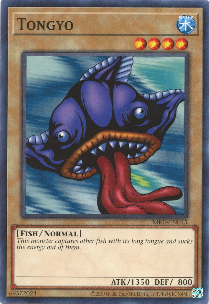 Tongyo MRD-EN045 card from Metal Raiders (25th Anniversary Edition)