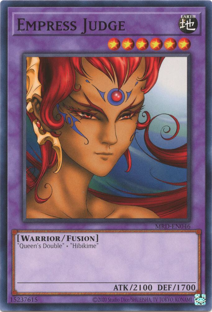Empress Judge MRD-EN046 card from Metal Raiders (25th Anniversary Edition)