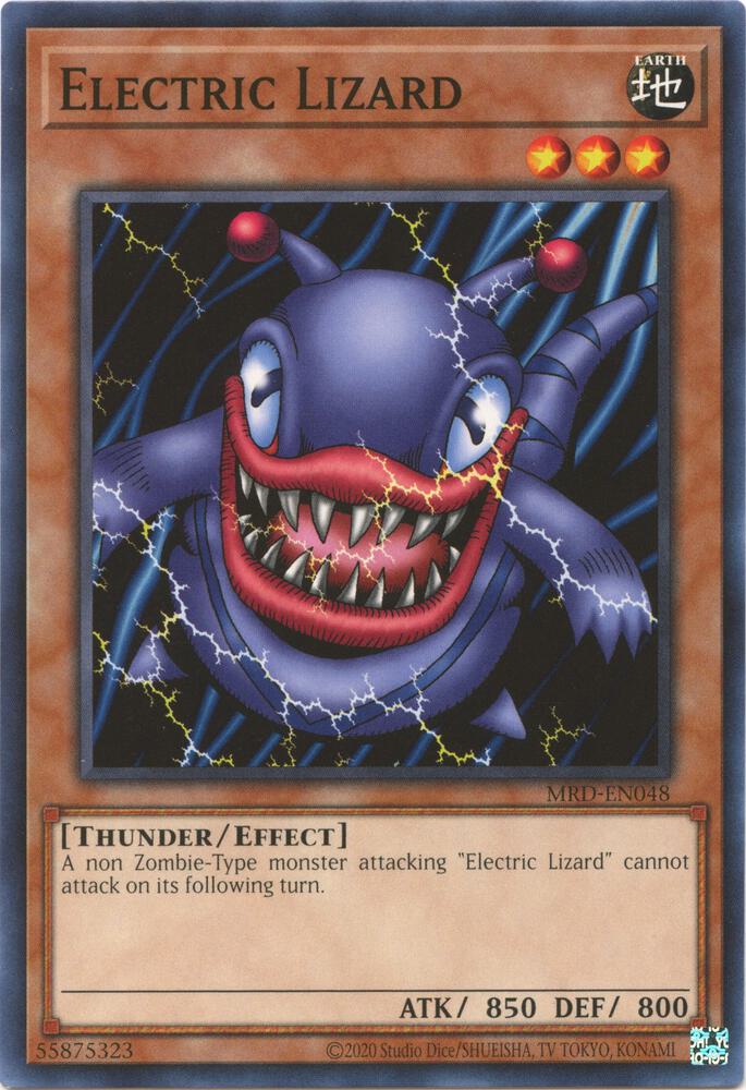 Electric Lizard MRD-EN048 card from Metal Raiders (25th Anniversary Edition)