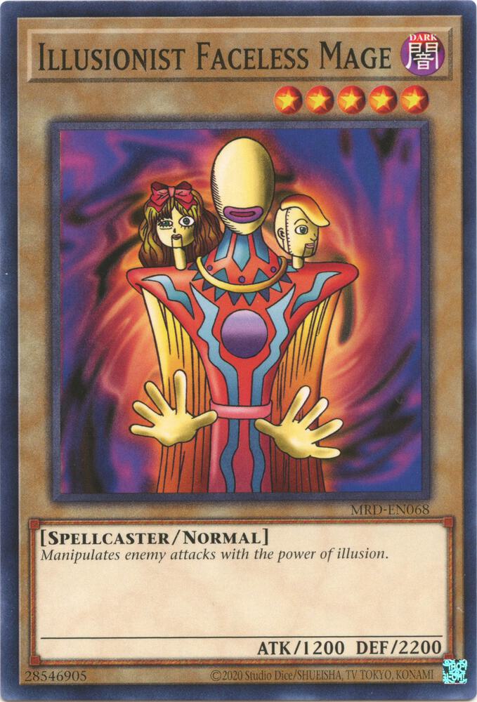 Illusionist Faceless Mage MRD-EN068 card from Metal Raiders (25th Anniversary Edition)