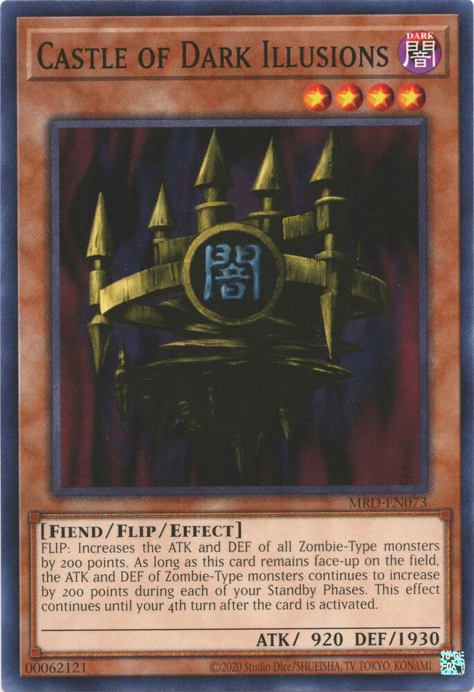 Castle of Dark Illusions MRD-EN073 card from Metal Raiders (25th Anniversary Edition)