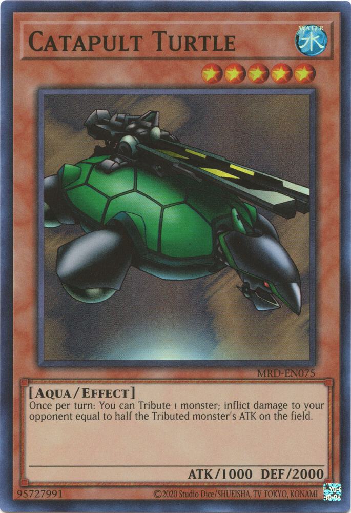 Catapult Turtle MRD-EN075 card from Metal Raiders (25th Anniversary Edition)