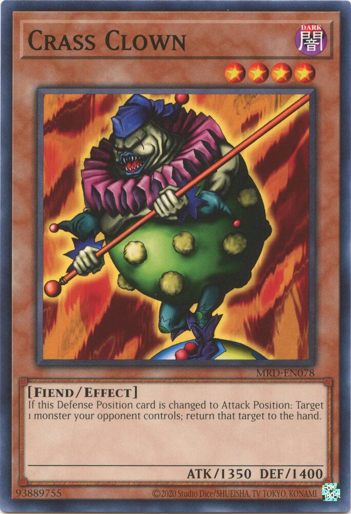 Crass Clown MRD-EN078 card from Metal Raiders (25th Anniversary Edition)