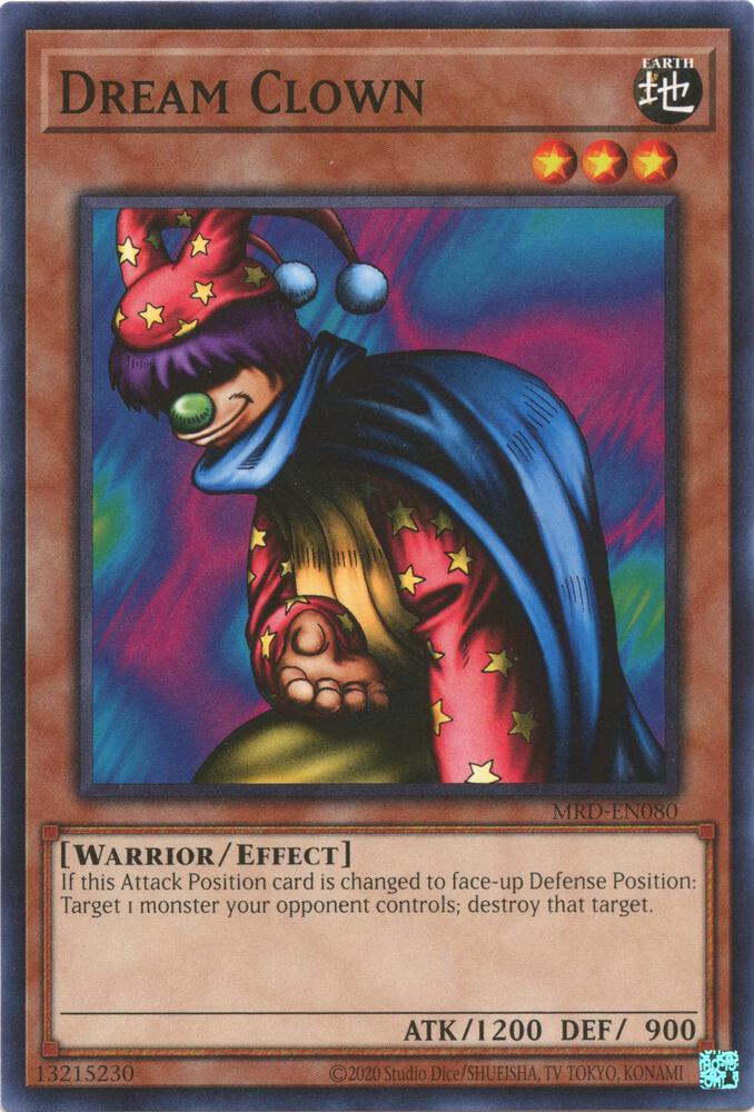 Dream Clown MRD-EN080 card from Metal Raiders (25th Anniversary Edition)