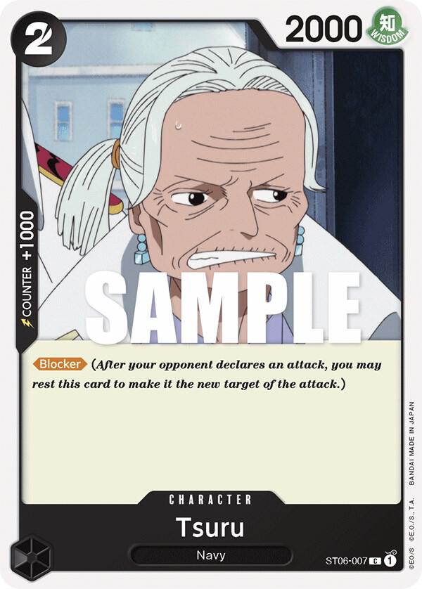Tsuru ST06-007 card from Starter Deck 6: Absolute Justice