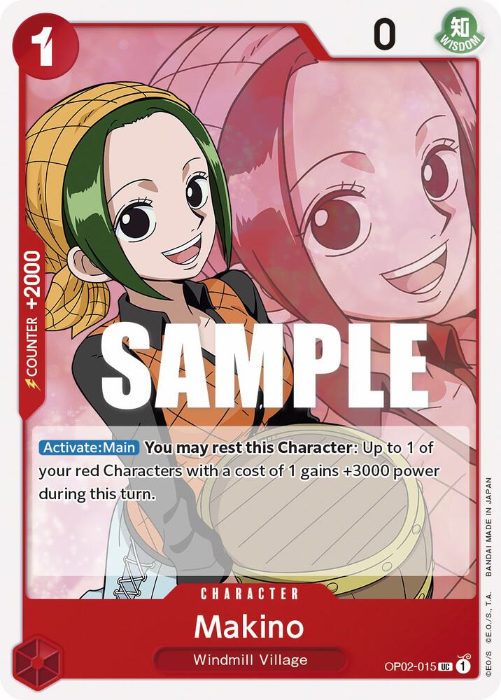 Makino OP02-015 card from Paramount War