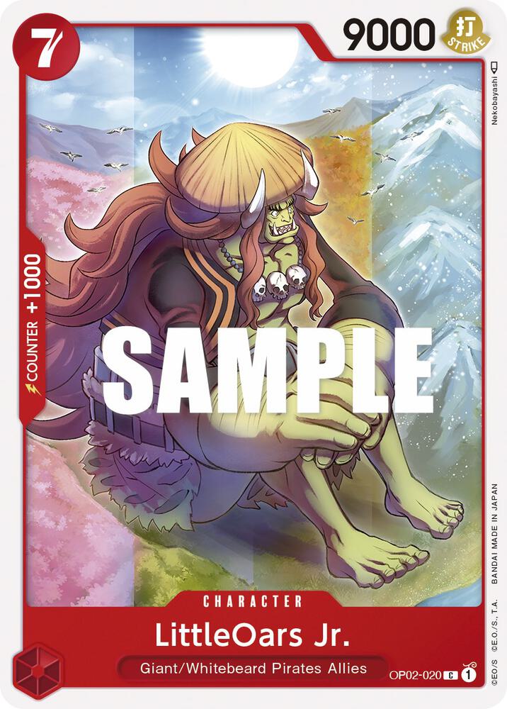 LittleOars Jr. OP02-020 card from Paramount War