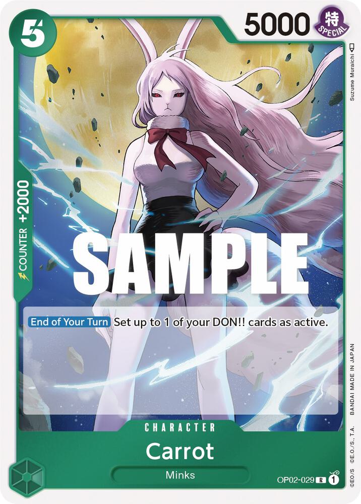 Carrot OP02-029 card from Paramount War