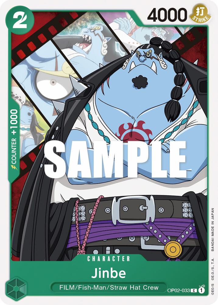 Jinbe OP02-033 card from Paramount War