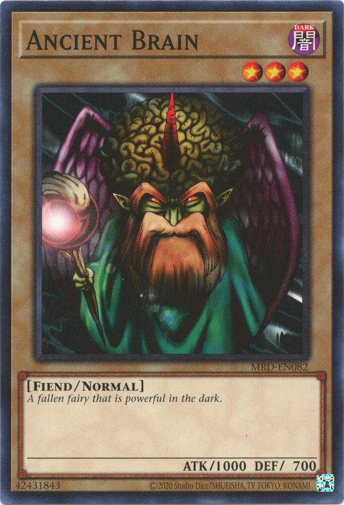 Ancient Brain MRD-EN082 card from Metal Raiders (25th Anniversary Edition)