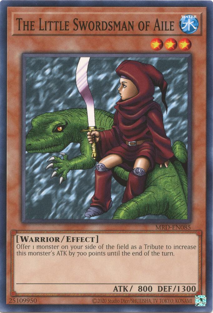 The Little Swordsman of Aile MRD-EN085 card from Metal Raiders (25th Anniversary Edition)