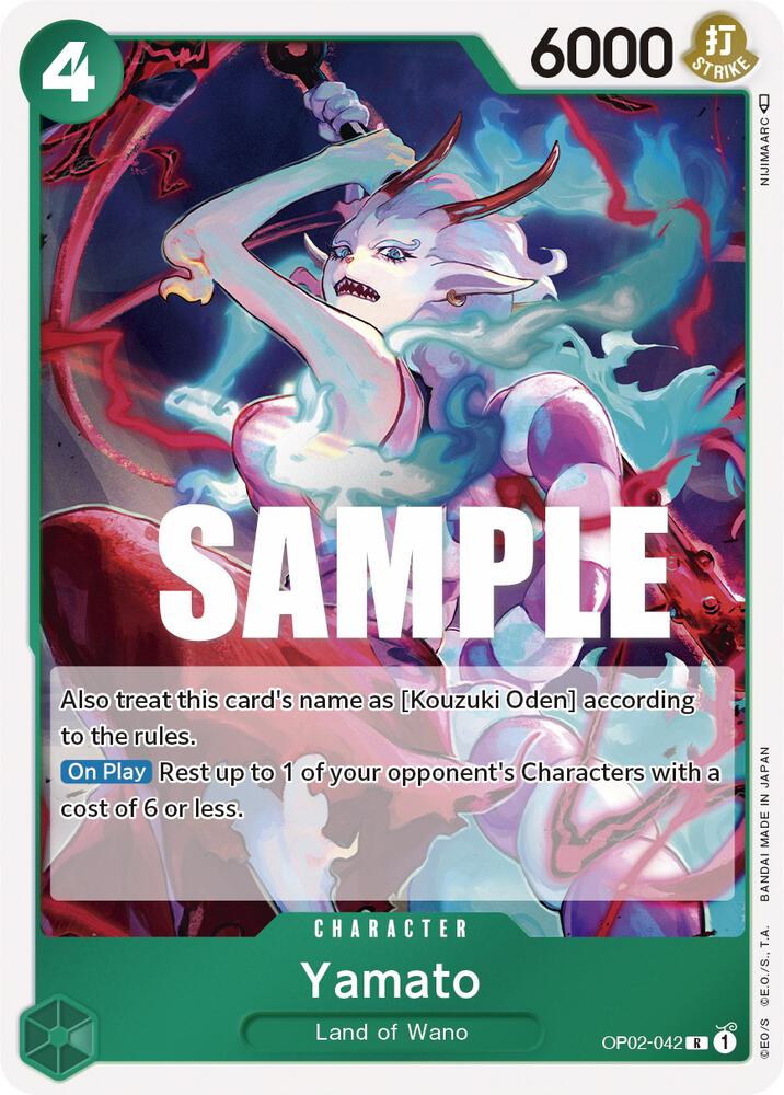 Yamato OP02-042 card from Paramount War