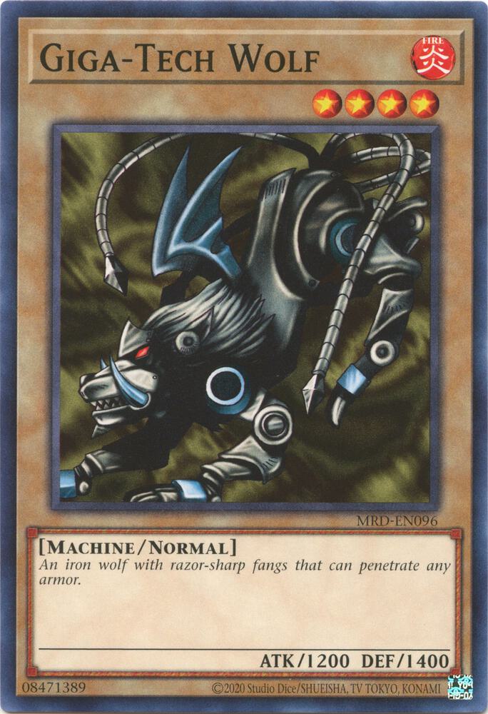 Giga-Tech Wolf MRD-EN096 card from Metal Raiders (25th Anniversary Edition)