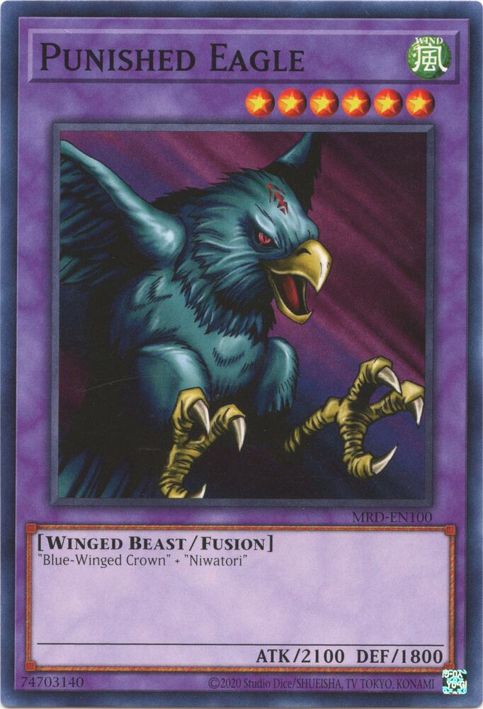 Punished Eagle MRD-EN100 card from Metal Raiders (25th Anniversary Edition)