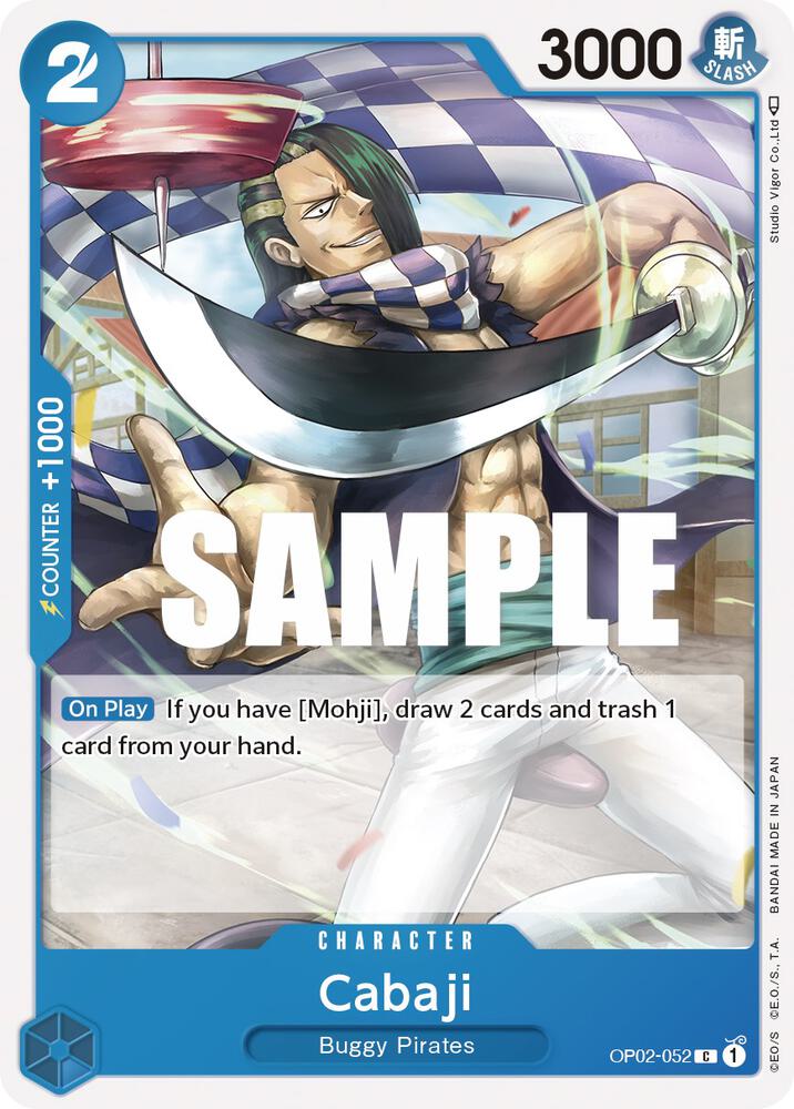 Cabaji OP02-052 card from Paramount War