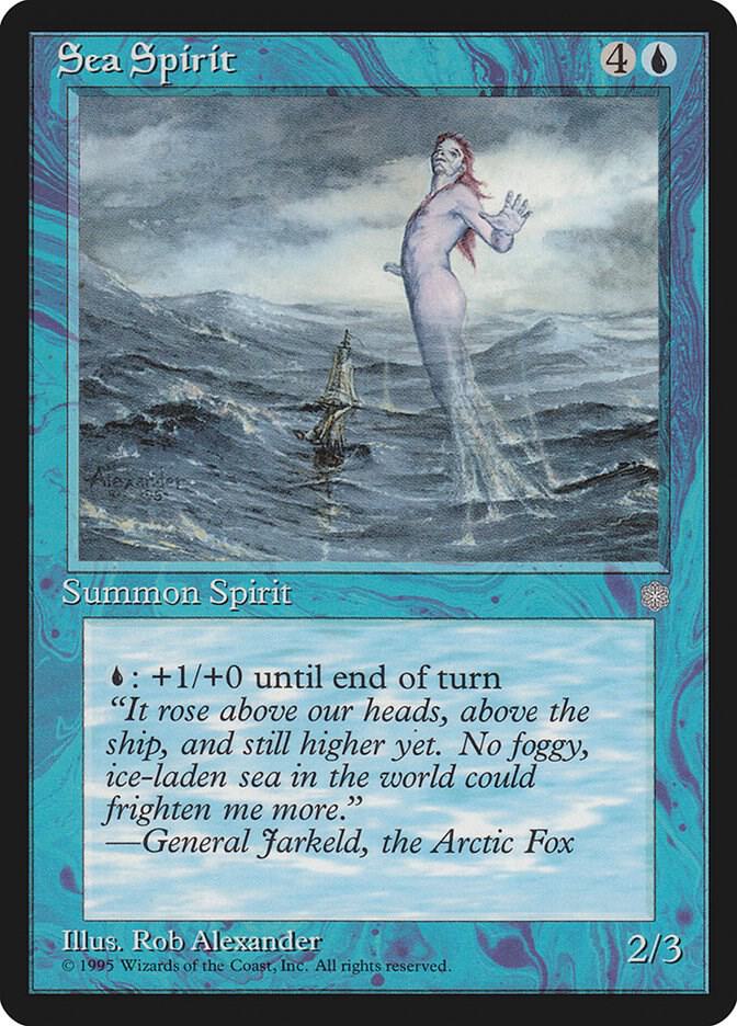 Sea Spirit card from Ice Age