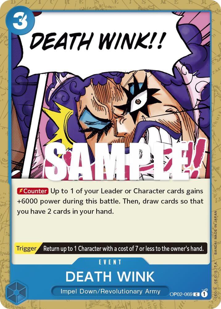 DEATH WINK OP02-069 card from Paramount War
