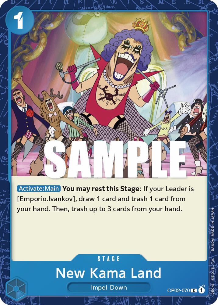 New Kama Land OP02-070 card from Paramount War